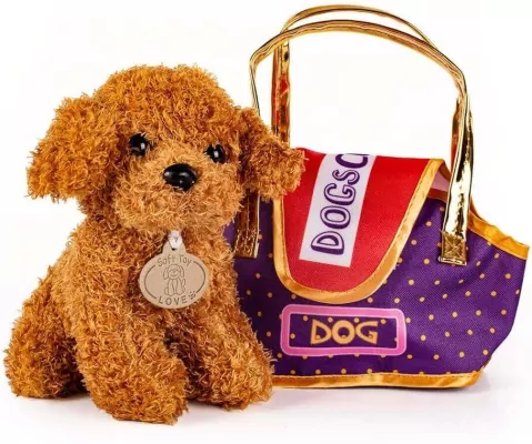 Pluszowa maskotka Piesek z torebką
