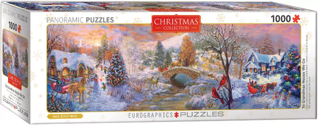 Puzzle 1000 panoramic To Grandma's House We Go 6010-5331 - tantis.pl