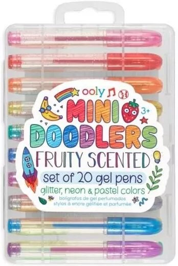 Długopisy żelowe 20 kolorów, mix - tantis.pl