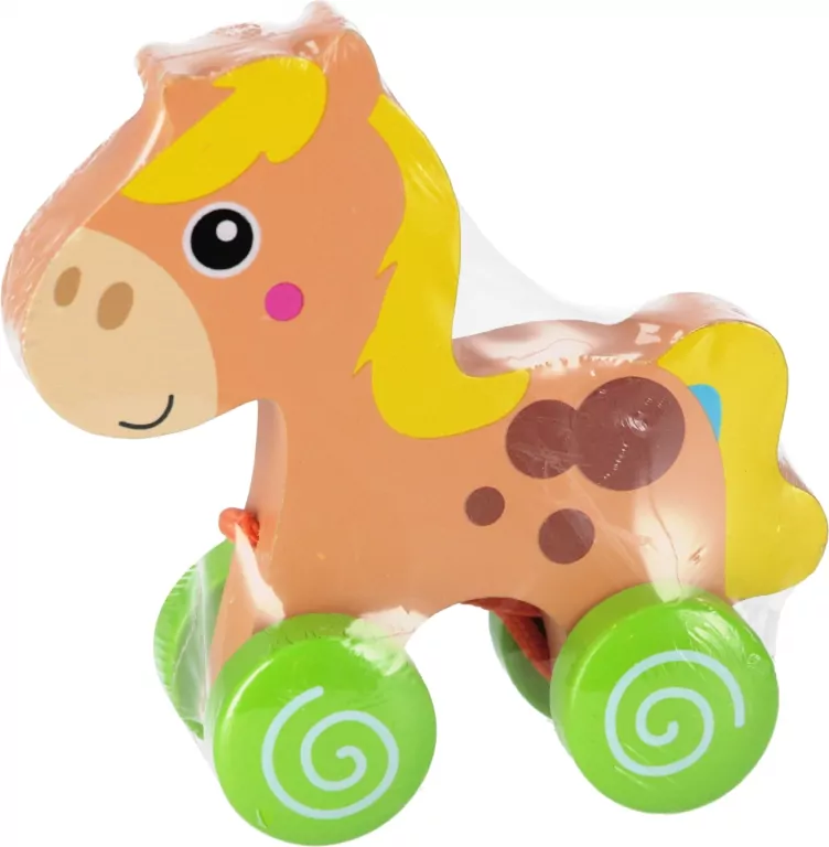 Konik drewniany do ciągnięcia - tantis.pl