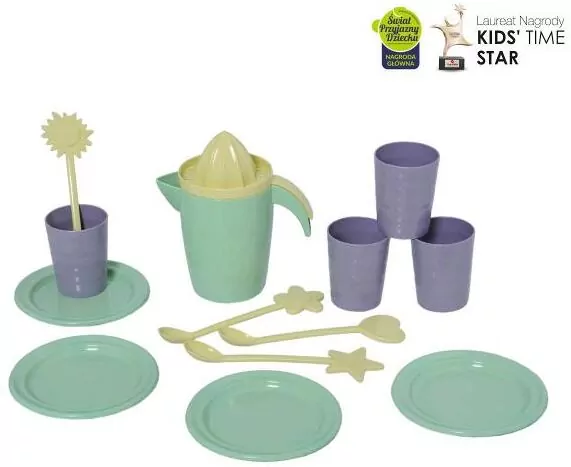 Zestaw naczyń piknikowych z bioplastiku 14 części - tantis.pl