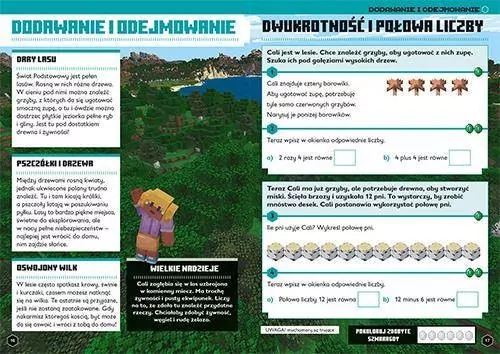 Minecraft. Matematyka. Megazadania. 7+ - tantis.pl