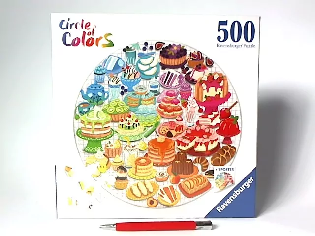 Puzzle 500. Desery. Paleta kolorów - tantis.pl