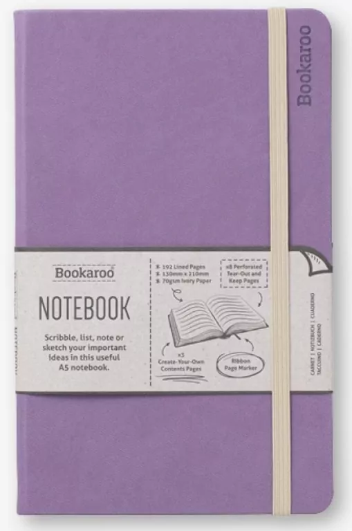Bookaroo Notatnik Journal A5 - Jasny fiolet - tantis.pl