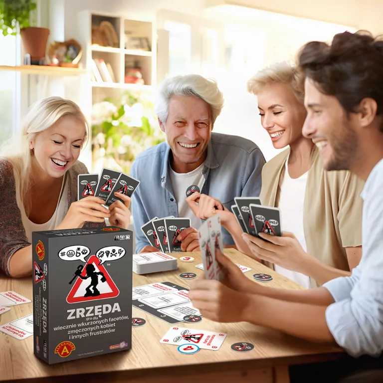 Zrzęda. Gra dla wiecznie wkurzonych facetów, zmęczonych kobiet i innych frustratów - tantis.pl