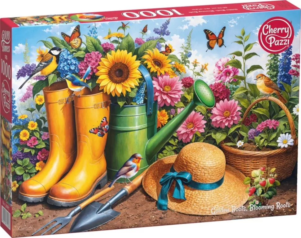 Puzzle 1000 CherryPazzi Golden Boots Blooming Roots 31087 - tantis.pl