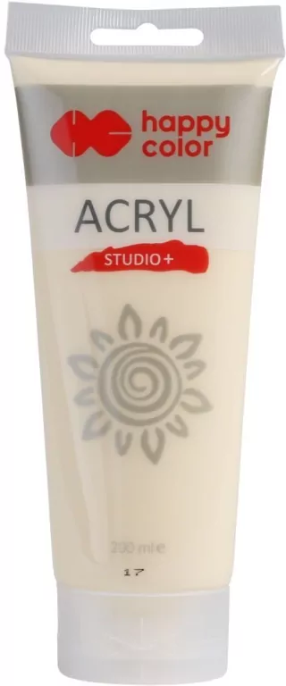 Farba akrylowa 200 ml ivory HAPPY COLOR - tantis.pl