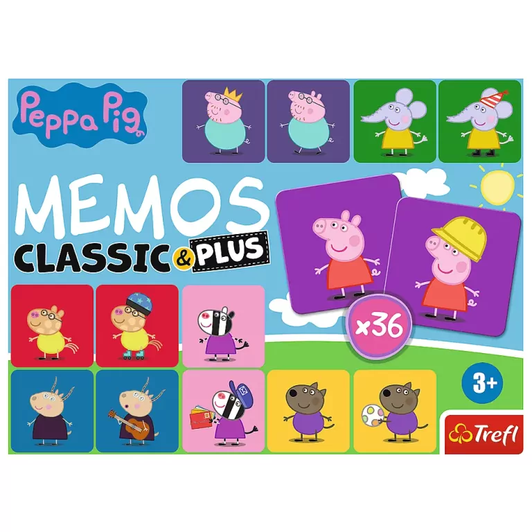 Memos Classic & Plus. Świnka Peppa - tantis.pl