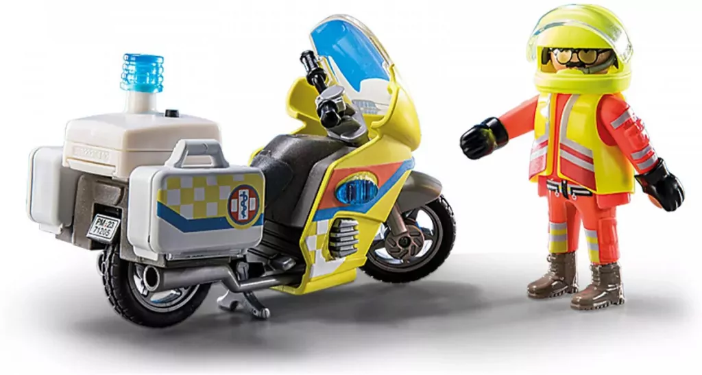 Motor ratunkowy ze światłem. City Life 71205 - tantis.pl