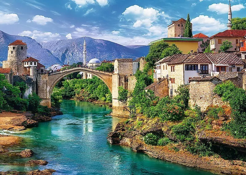 Puzzle 500. Stary most w Mostarze. 37333 - tantis.pl