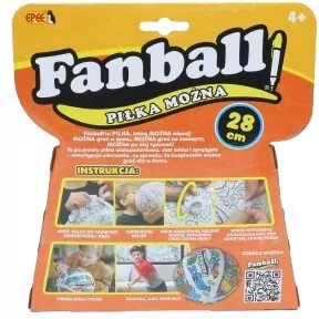Epee. FanBall Piłka Można pomarańczowa 601032 - tantis.pl