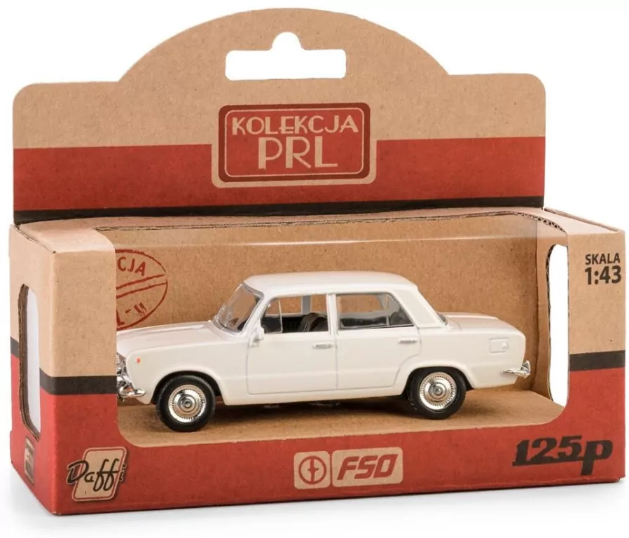 Kolekcja PRL Fiat 125p biały - tantis.pl