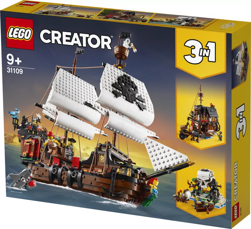 LEGO® Creator. Statek piracki. 31109 - tantis.pl