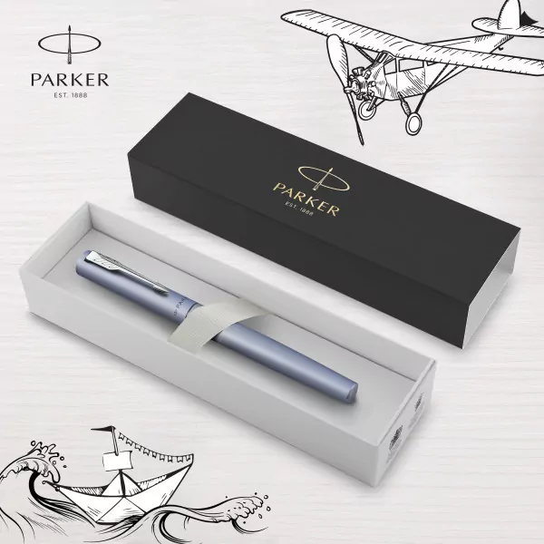 Pióro wieczne Vector XL Silver Blue M - tantis.pl