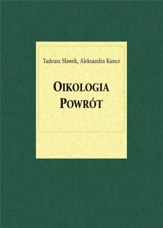 Oikologia. Powrót - tantis.pl