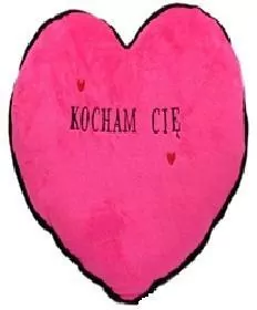 Poduszka Serce - Kocham Cię 43cm - tantis.pl