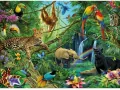 Puzzle 200. Zwierzęta w dżungli 126606 - tantis.pl