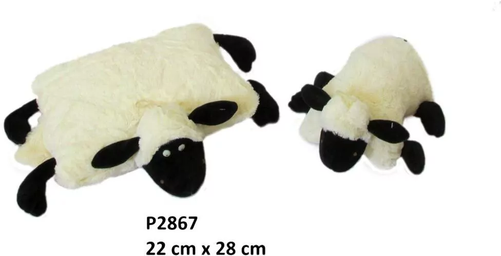 Poduszka owca czarne nogi 22x28cm - tantis.pl