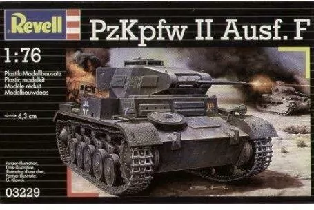 Panzer II Ausf.F Revell. Pojazd 1:76 - tantis.pl