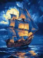 Malowanie po numerach - Legenda fal 30x40cm - tantis.pl