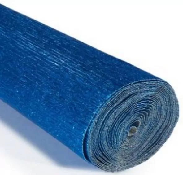 Krepina 50x250cm 180g metalizowana niebieska - tantis.pl