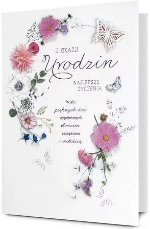 Karnet urodziny - tantis.pl