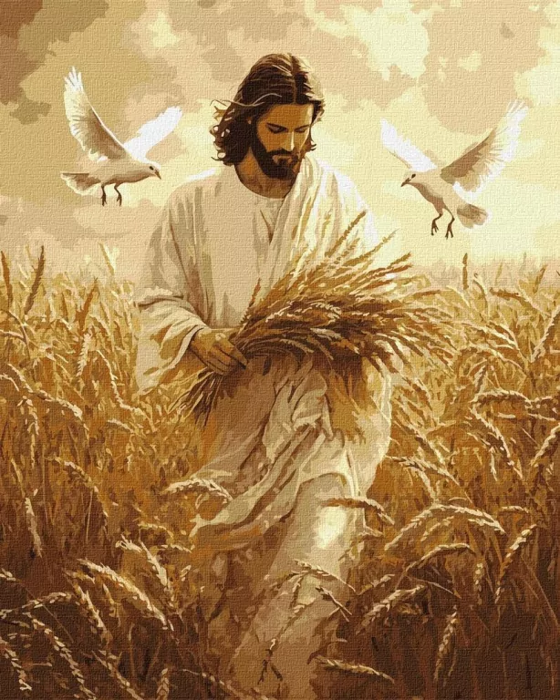 Malowanie po numerach - Żniwa Wiary 40x50cm - tantis.pl