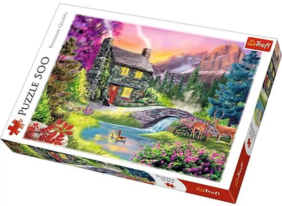 Puzzle 500. Górska sielanka - tantis.pl
