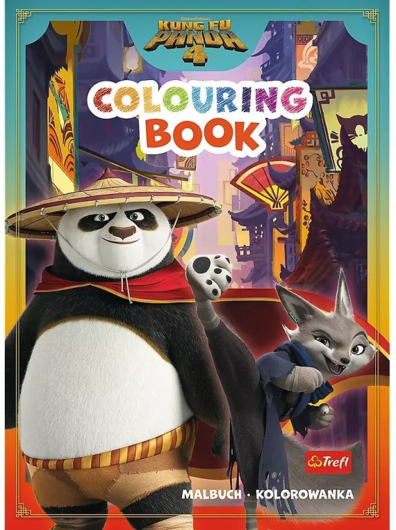 Kung Fu Panda Kolorowanka TREFL - tantis.pl