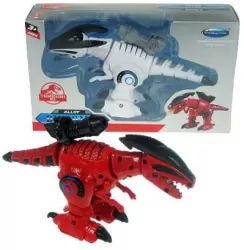 Dinozaur 21cm metal powtarzający światło, dźwięk FY259 cena za 1 szt