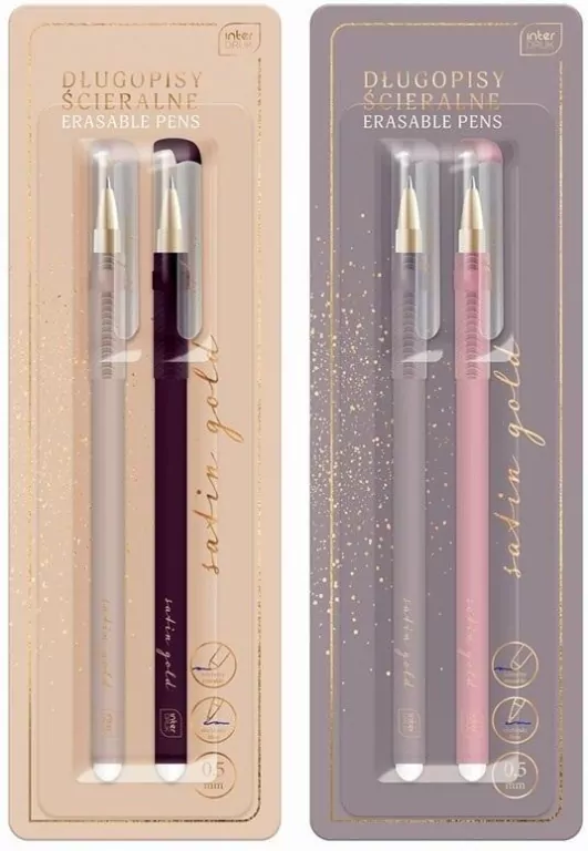 Długopis ścieralny Satin Gold MIX - tantis.pl