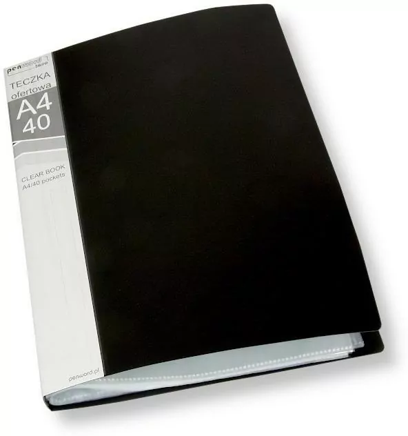 Teczka A4/40 ofertowa czarna - tantis.pl