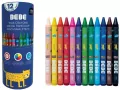 Kredki świecowe 12 kolorów Bebe Kids - tantis.pl