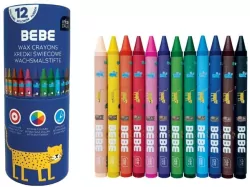 Kredki świecowe 12 kolorów Bebe Kids