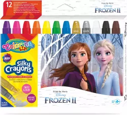 Kredki żelowe wykręcane. Colorino Kids Frozen. 12 kolorów
