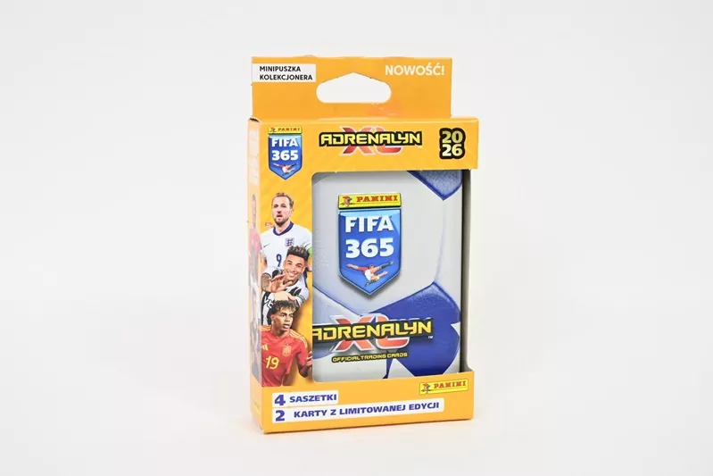 Mini puszka Fifa 365 Adrenalyn XL 2026 - tantis.pl