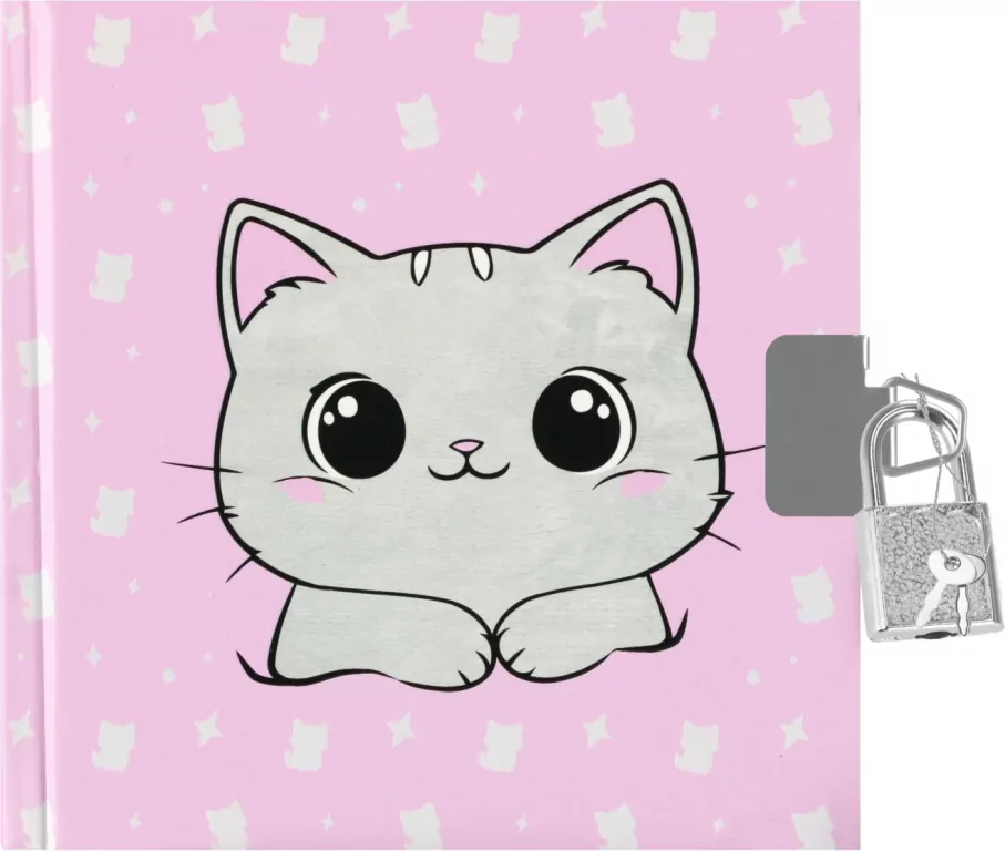 Pamiętnik na kłódkę Kitty Plush - tantis.pl