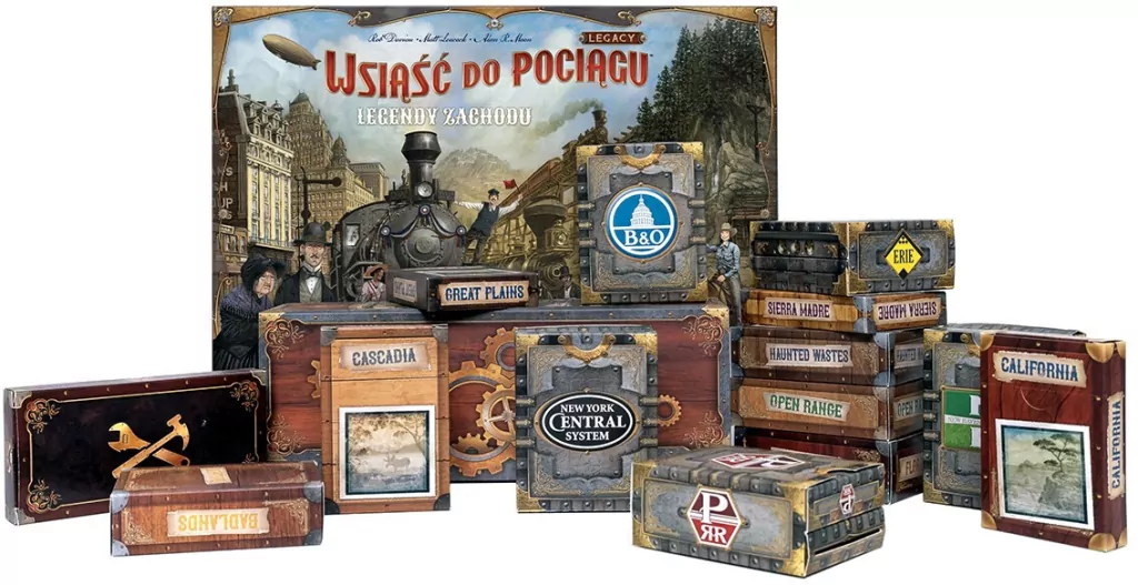 Wsiąść do Pociągu: Legacy. Legendy Zachodu - tantis.pl