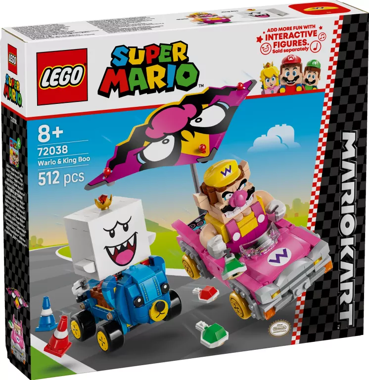 LEGO® Mario Kart™ — Wario i King Boo 72038 - tantis.pl