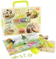 Piasek kinetyczny w skrzynce Sensory Dinozaury - tantis.pl