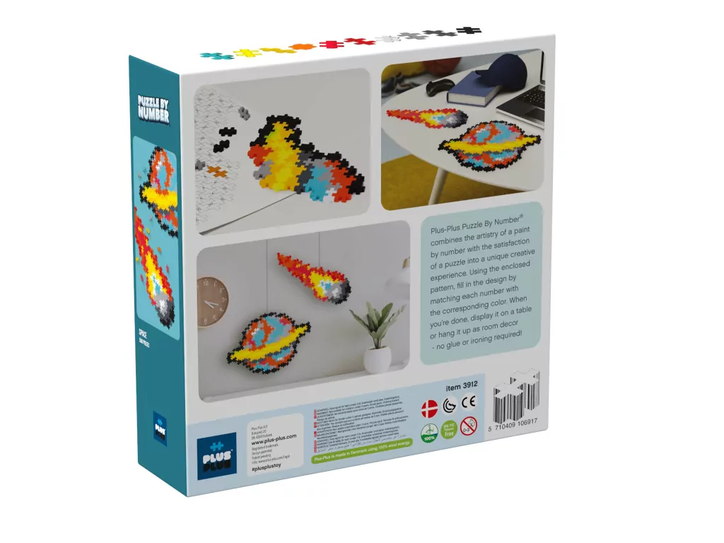 Puzzle By Number- Kosmos. Klocki Plus-Plus - tantis.pl