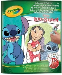 Kolorowanka z naklejkami Lilo i Stitch
