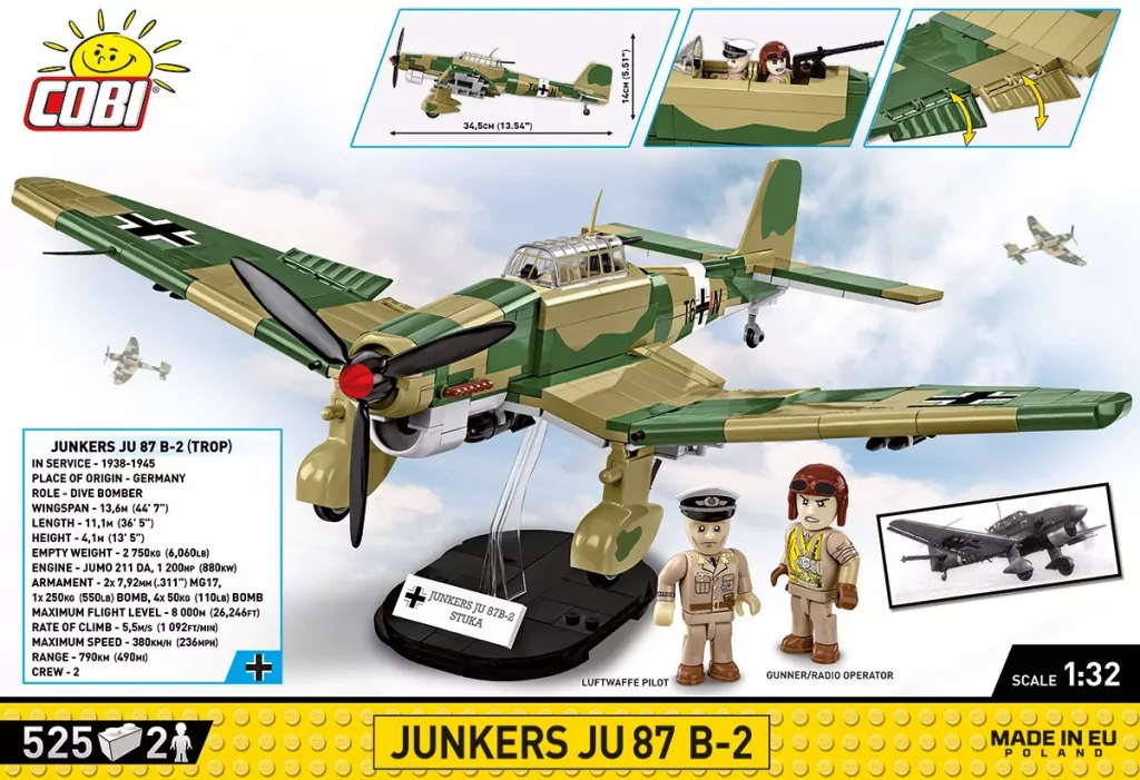 Junkers JU 87 B-2. Historical Collection WWII - tantis.pl