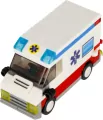 Klocki konstrukcyjne City 102 elementy. Ambulans - tantis.pl