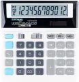 Kalkulator biurowy 12 cyfr. biały DONAU - tantis.pl