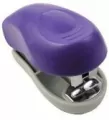 Zszywacz plastikowy mini fioletowy fluo 8 kartek - tantis.pl