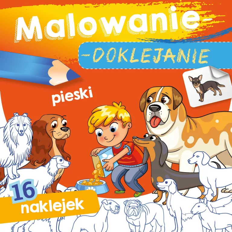 Malowanie-doklejanie. Pieski - tantis.pl