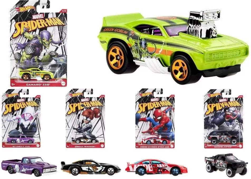 Hot Wheels Auto Entertainment Spider-Man mix - tantis.pl