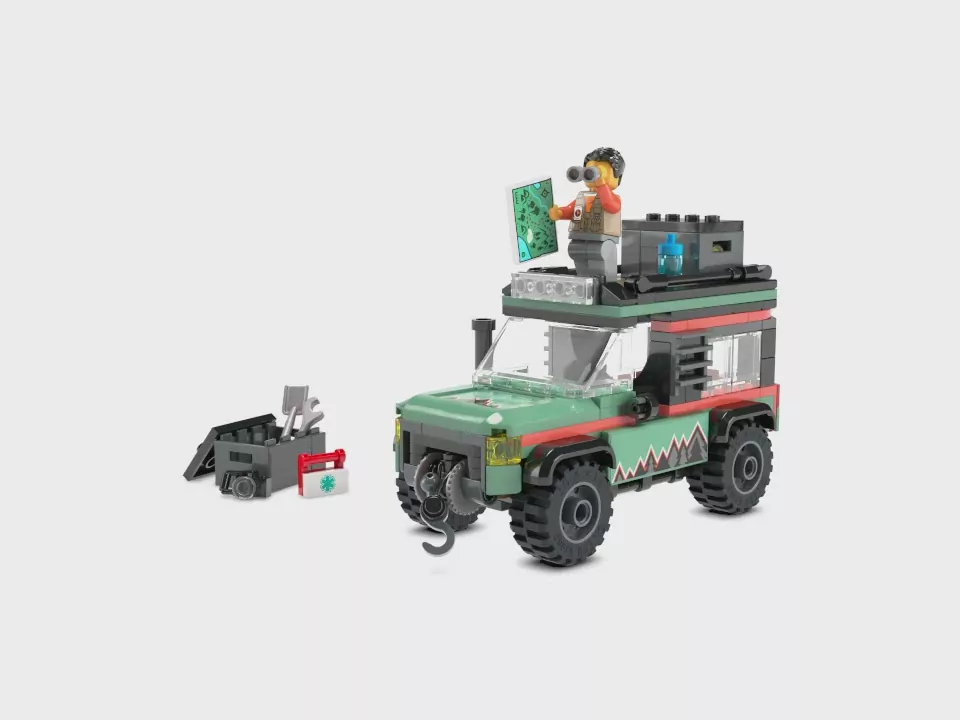LEGO® City. Górska ciężarówka terenowa 4x4 60447 - tantis.pl