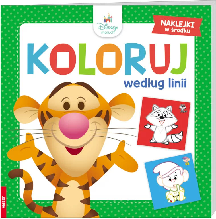 Disney Maluch. Koloruj Według Linii - tantis.pl